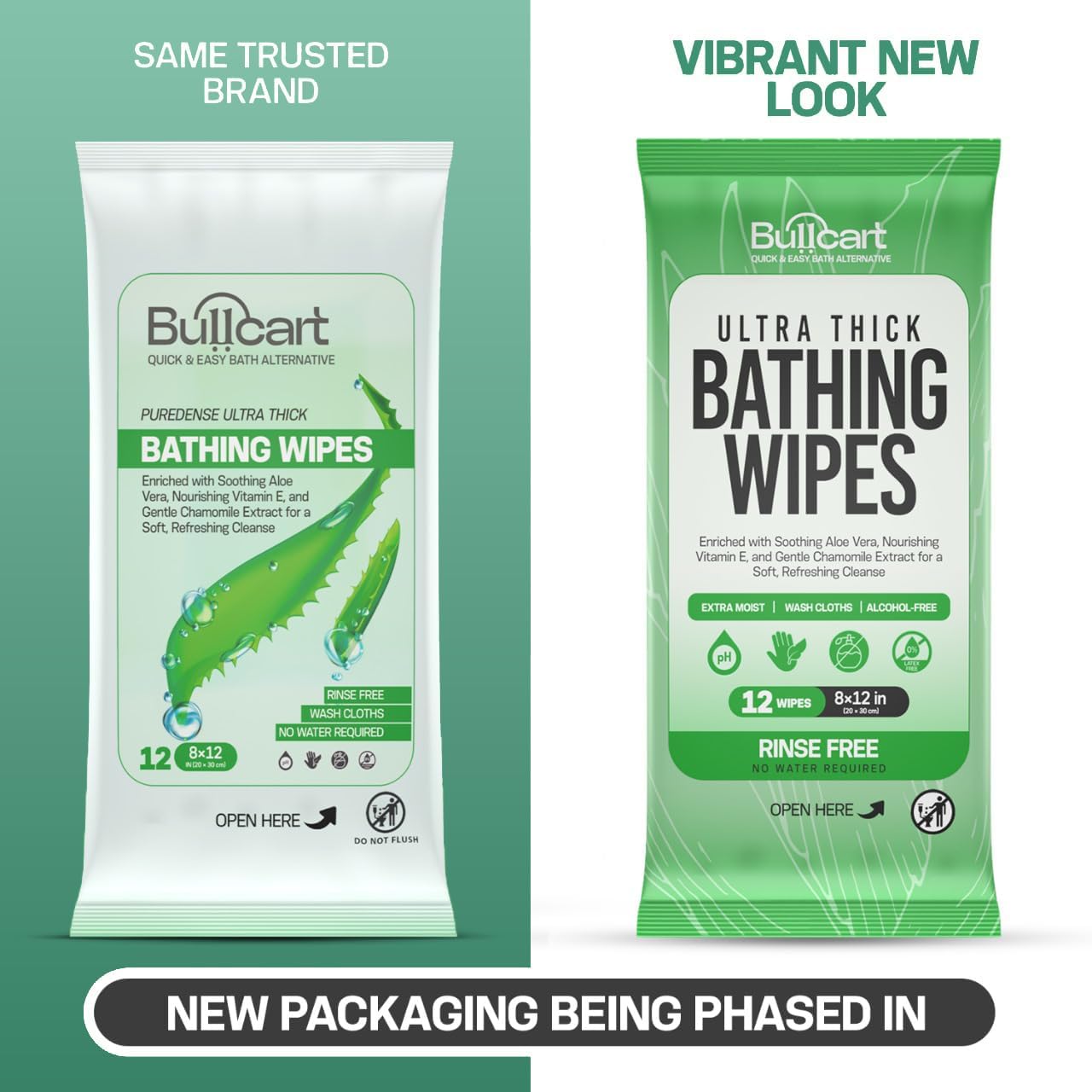 XL Bathing Wipes - Body Wipes for Adults Bathing No Rinse - 10 Pack, 120 Wipes - Disposable Cleansing Cloths for Women, Men & Elderly - W/Aloe - Shower Wipes - Camping & Travel Essentials - Image 2