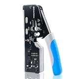 Cable Matters All-In-One Modular Ethernet Crimping Tool Cat 8 &lpar;Cat5 Cat6 Cat7 Cat8 Crimping Tool&rpar; for Shielded Pass-Through Connectors
