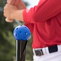 Vista 7 de Champion Sports 9" Hollow Plastic Baseballs – Lightweight, Durable Practice Balls for All Ages