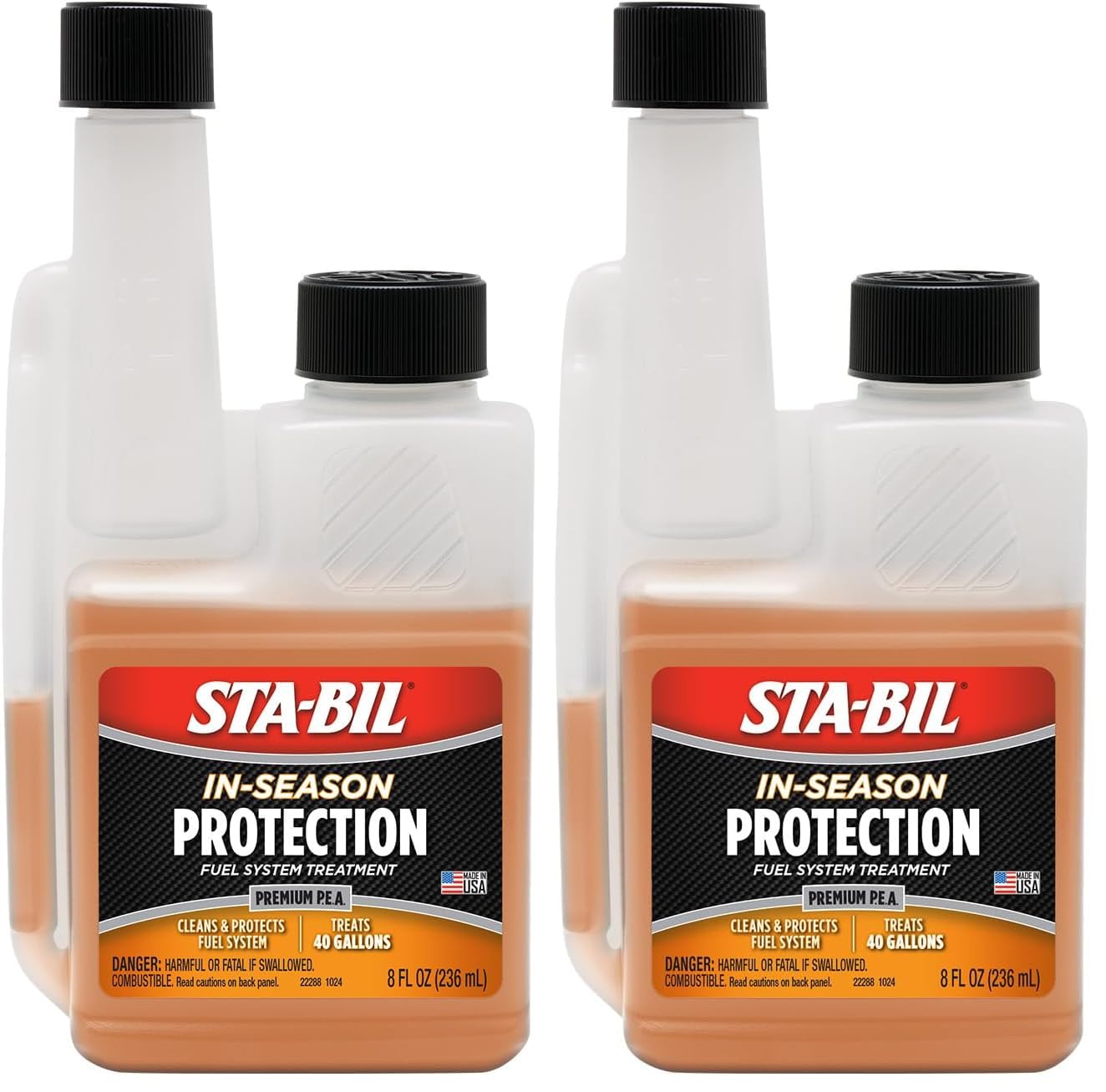 STA-BIL 360 Protection Ethanol Treatment & Fuel Stabilizer - Full Fuel System Cleaner - Fuel Injector Cleaner - Increases Fuel Mileage - Protects Fuel System - Treats 40 Gallons - 8 Fl. Oz. (22288)