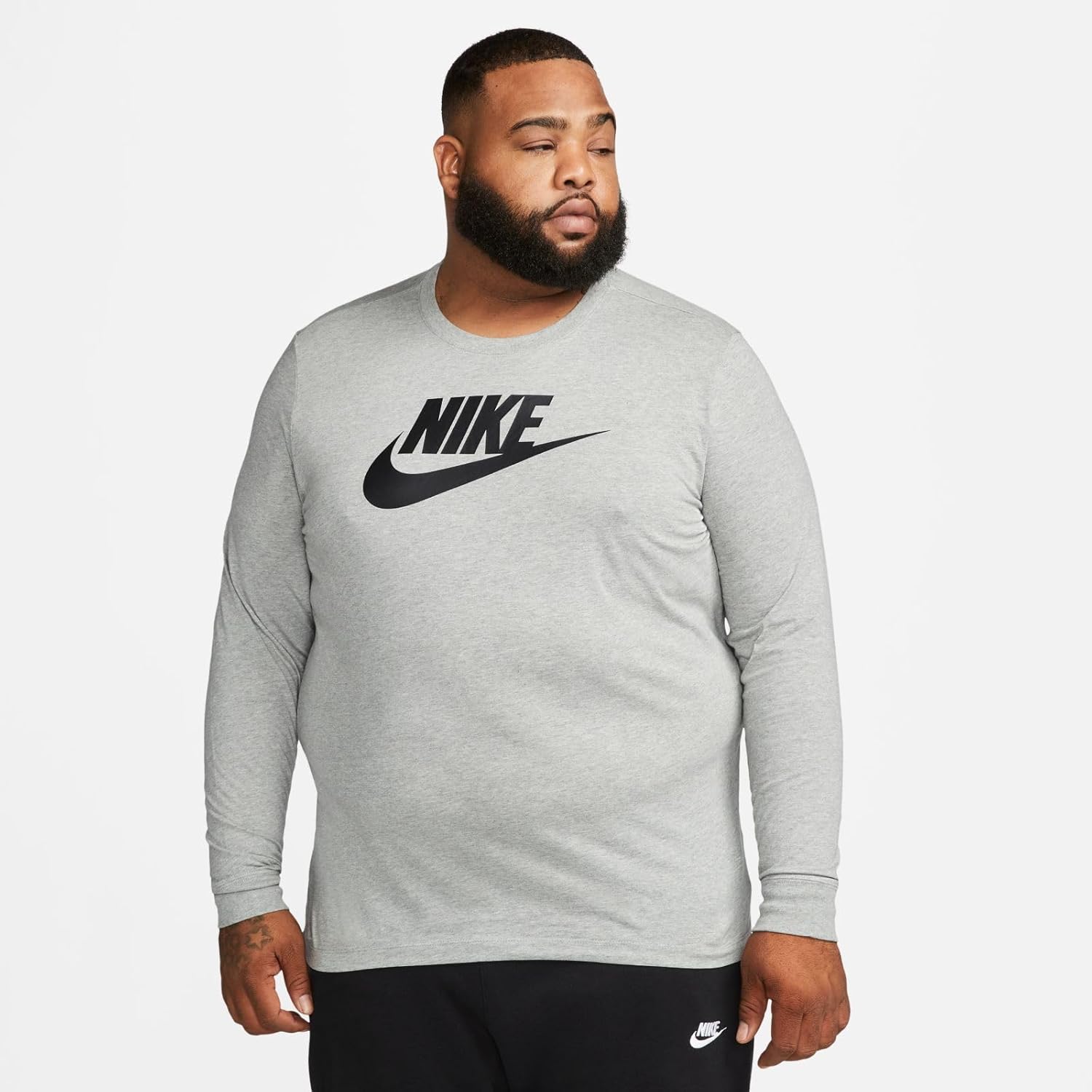 Nike Mens Sportswear Long Sleeve Tee Icon Futura - Image 6