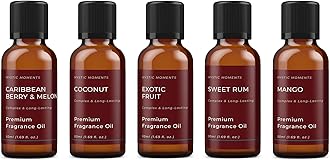 Desert Island Fragrant Oil Gift Starter Pack 5x50ml | Coconut, Coconut Lime, Pineapple, Mango & Passionfruit