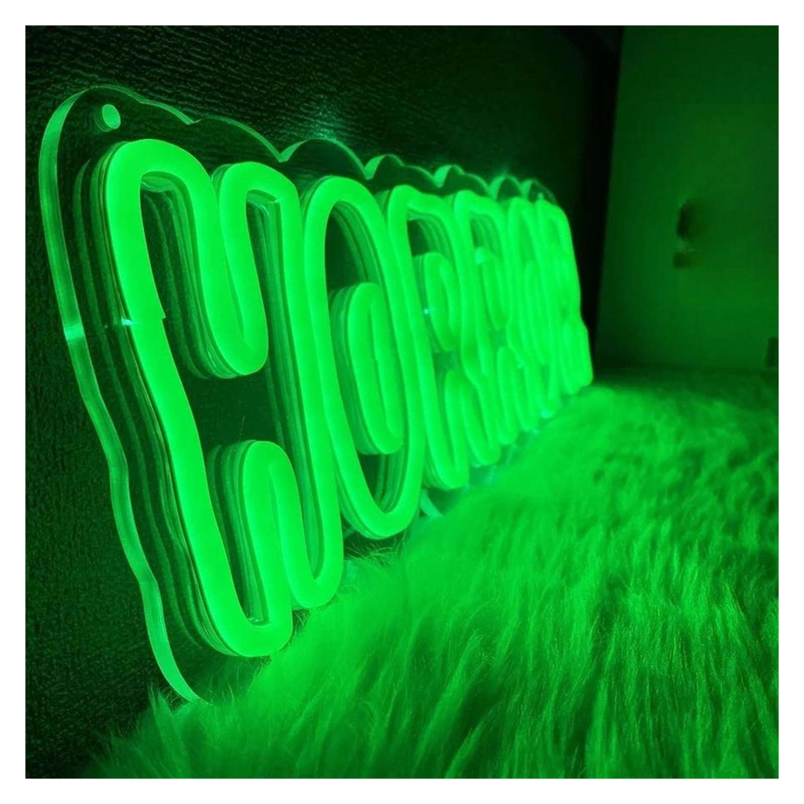 Scritta luminosa Insegna Al Neon Horror Per Decorazioni Da Parete, Stile Horror, Con Luce Dimmerabile USB, Per Feste, Club, Sala Giochi, 43cmх15.1cm