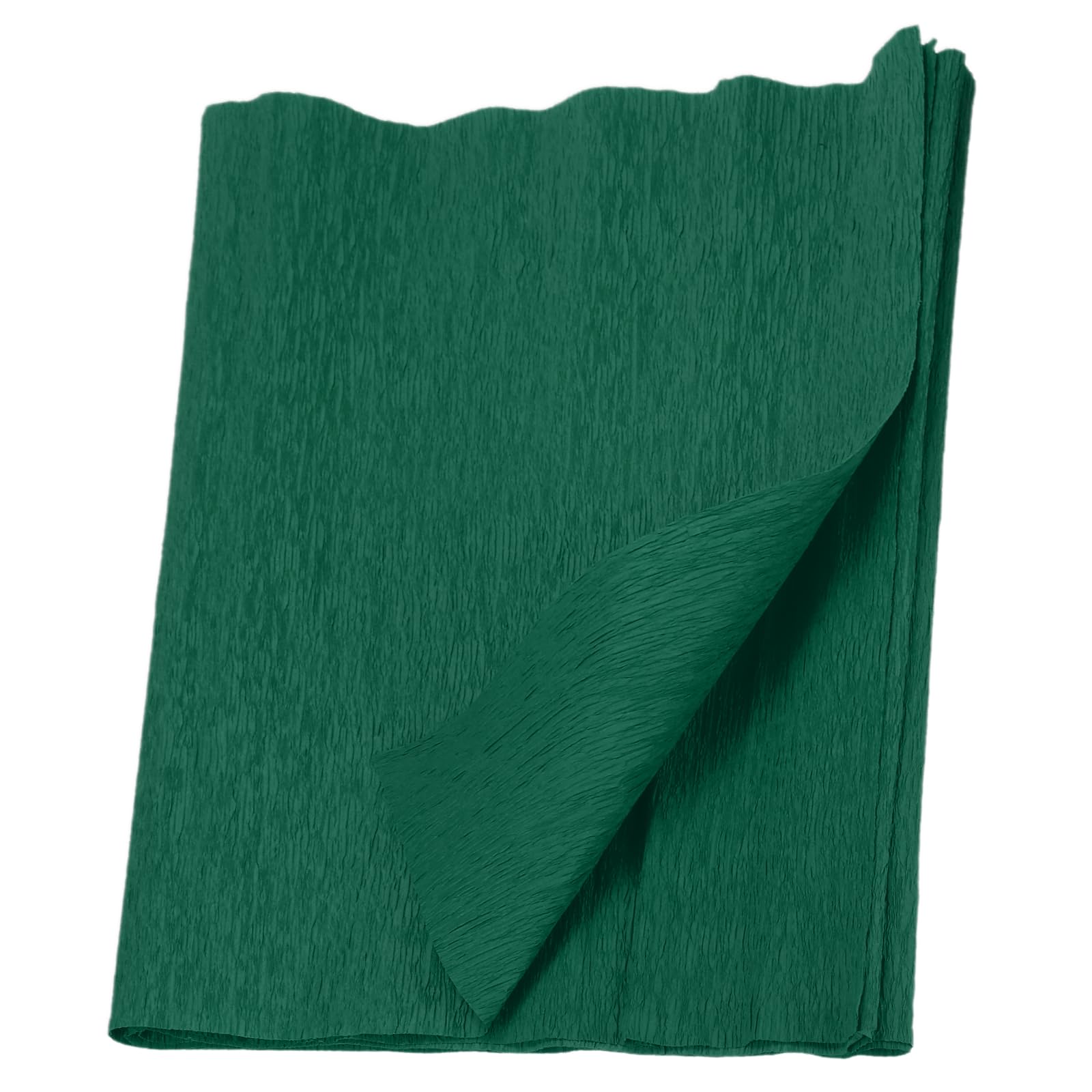 MECCANIXITY Crepe Paper Roll 7.5ft Long 20 Inch Wide for Wedding Ceremony Various Large Festivals Decoration, Green