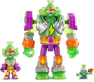 SUPERTHINGS Superbot Mega-K– Robot articulado con Accesorios de Combate