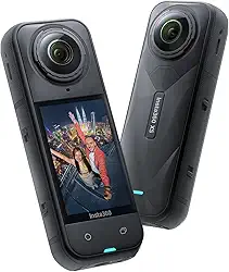 Camera de Ação Insta 360 X5 8K CINSAAHA X501 Ipx8 À Prova D'água Chip Triple Ai 2400mah