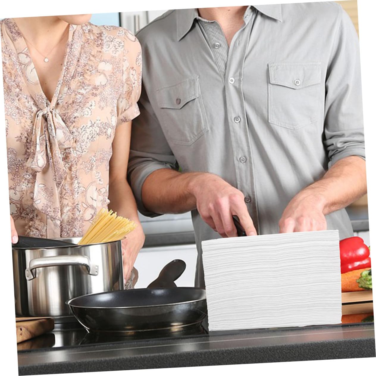 Confezione da 2 Tovaglioli Asciugamani di Foglio Usa e Getta Sterilizzati Morbidi e Resistenti per Impiego Sanitario Cucina Ristoranti e Bagno Confezione