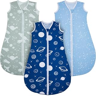 Baby Sleep Sack Unisex Baby Sleeping Bag 0.5 TOG Extra Soft Lightweight Wearable Blanket for Infant Toddler