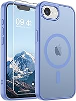 Vista 335 de SUPFINE - Funda magnética para iPhone 11, apta para MagSafe (protección contra caídas de grado militar, 10 pies), delgada, translúcida, a prueba