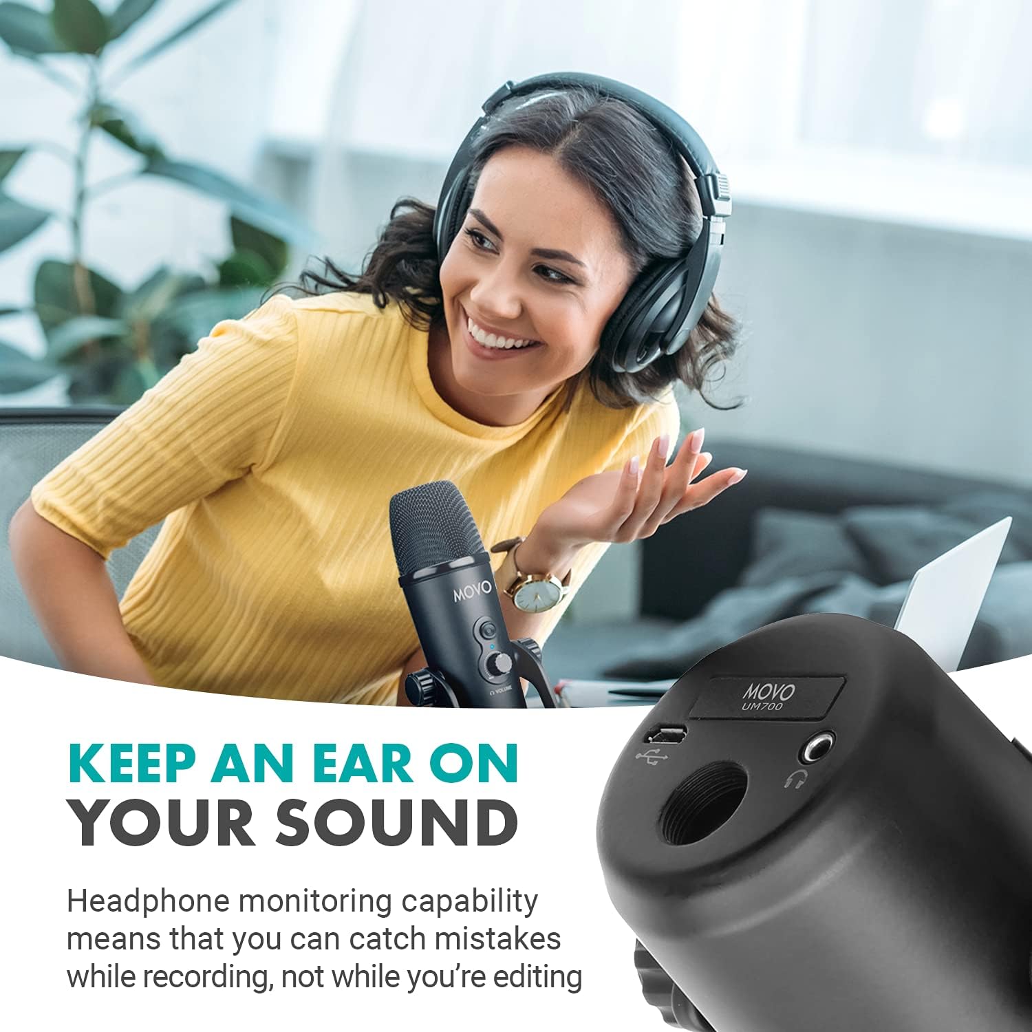 Exсluѕіvе Sресіаl Movo Desktop USB Microphone for Computer with Microphone Boom Arm, Pop-filter, and 4 Pickup Patterns - Adjustable Mic Boom Arm - Perfect for Podcast Microphone, Streaming Microphone, Gaming Microphone