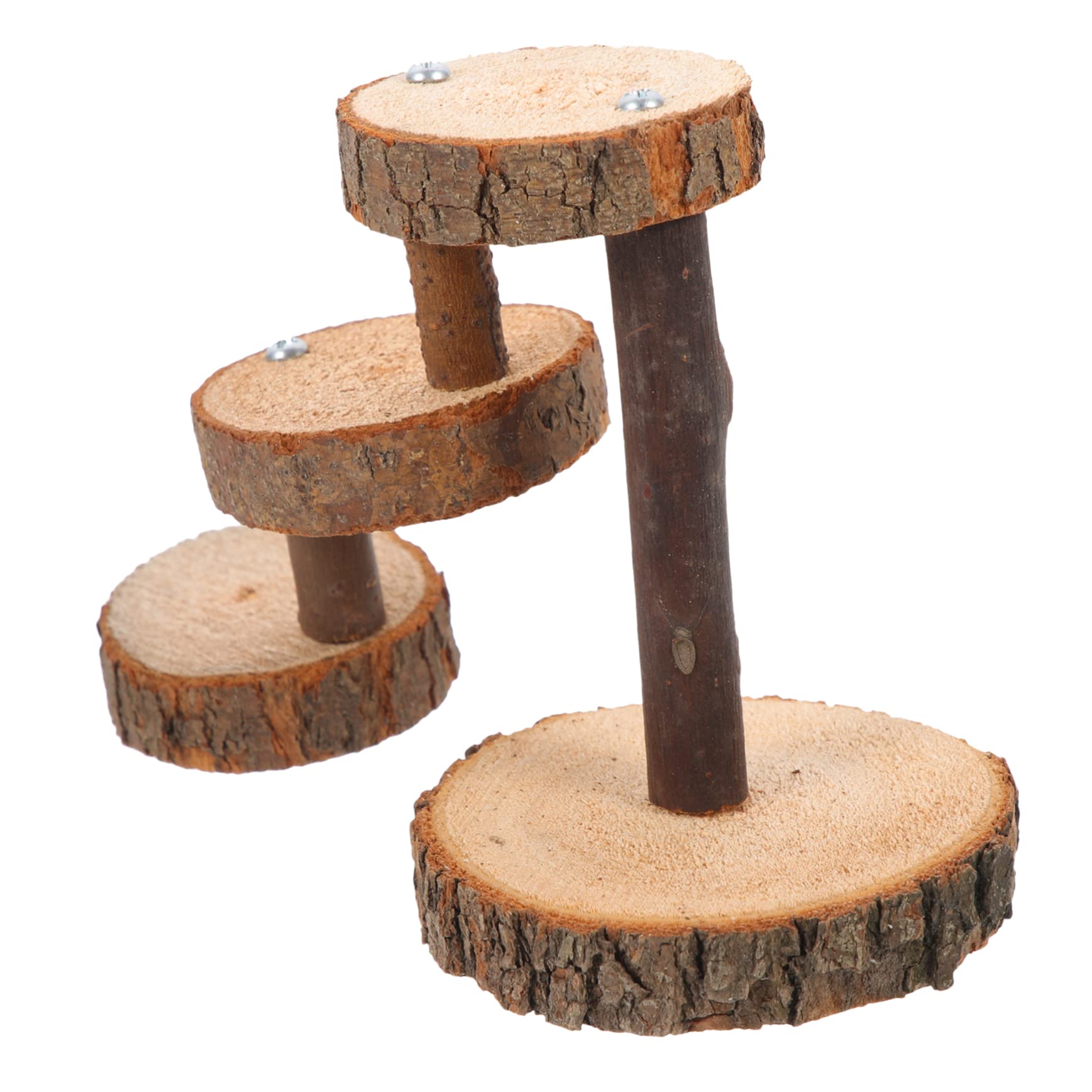 POPETPOP 3sätze Kletterspielzeug Für Kleintiere Holzleiter Für Hamster Eichhörnchen Und Andere Nager Und Installieren Fördert Und Spielspaß