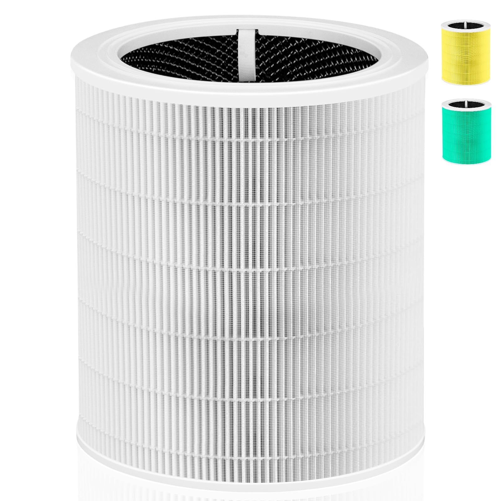 Core 600S Ersatzfilter für LEVOIT Core 600S & Core 600S-P Luftreiniger, 3-in-1 H13 True HEPA Core 600S-RF Ersatzfilter für Zuhause, große Räume, 1 Packung, Weiß