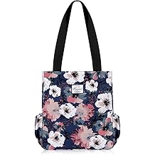 Floral Tote Bag - Waterproof Lightweight Handbags Travel Shoulder Bag for Hiking Yoga Gym Swimming Travel Beach