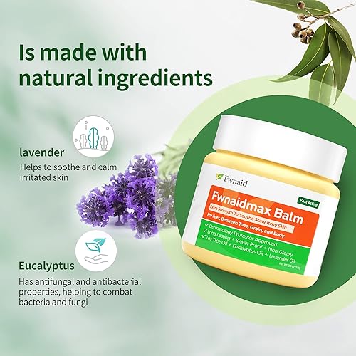 Miniatura 2 de Crema de bálsamo de aceite de árbol de té para dibujo, eczema de irritación relajante, psoriasis, picaduras de insectos, foliculitis, acné, picazón,