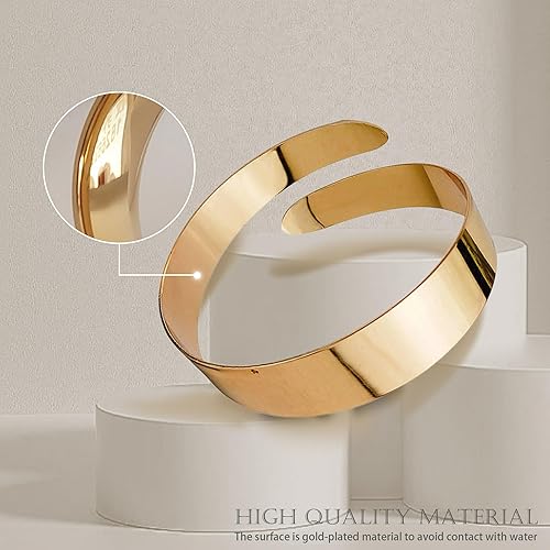 Miniatura 3 de Pulsera dorada de serpiente para el brazo, banda dorada para el brazo superior del brazo, bandas doradas para mujer, brazalete de brazo para mujer,