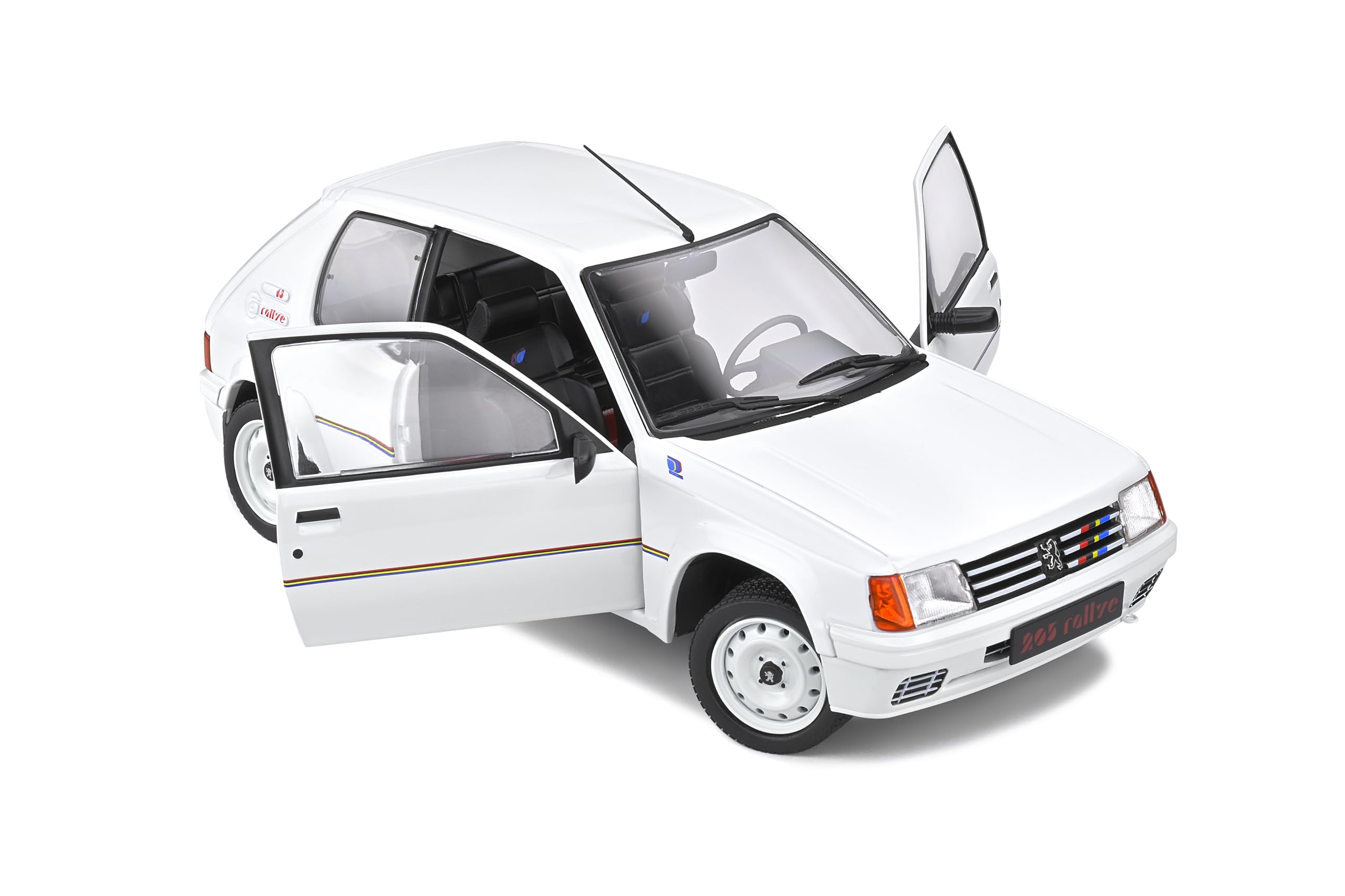 Solido 421184400 - Maqueta de Coche Peugeot 205 Rallye 1987 421184400-1 (Escala 1:18), Color Blanco