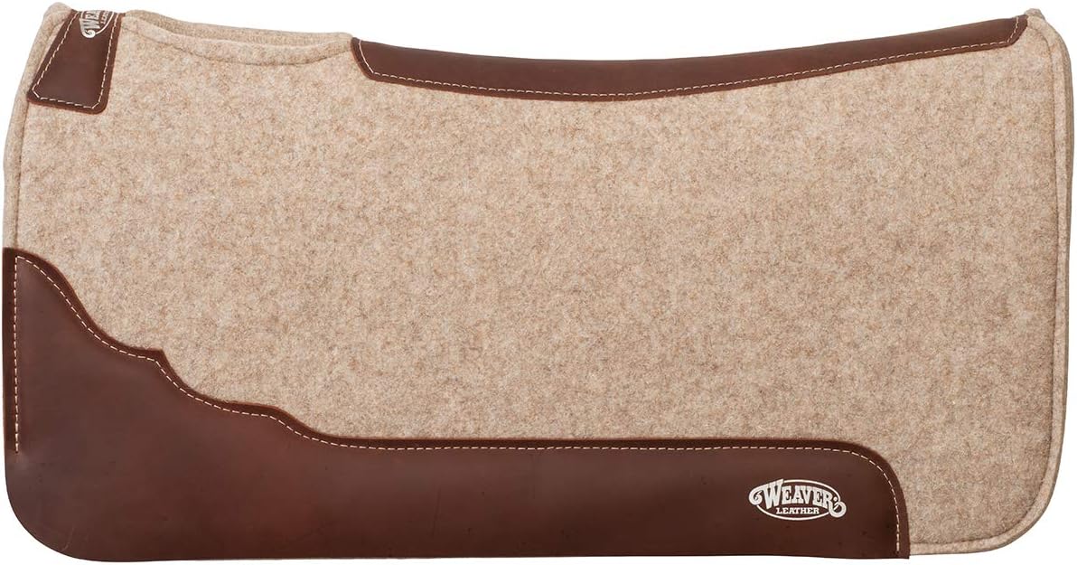 Weaver Leather Contoured F10 Virgin Merino Wool Felt Saddle Pad