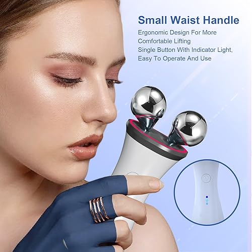Miniatura 6 de Dispositivo facial Microcurrent - Masajeador facial eléctrico para levantar la cara, dispositivo facial de microcorriente para cara y cuello,