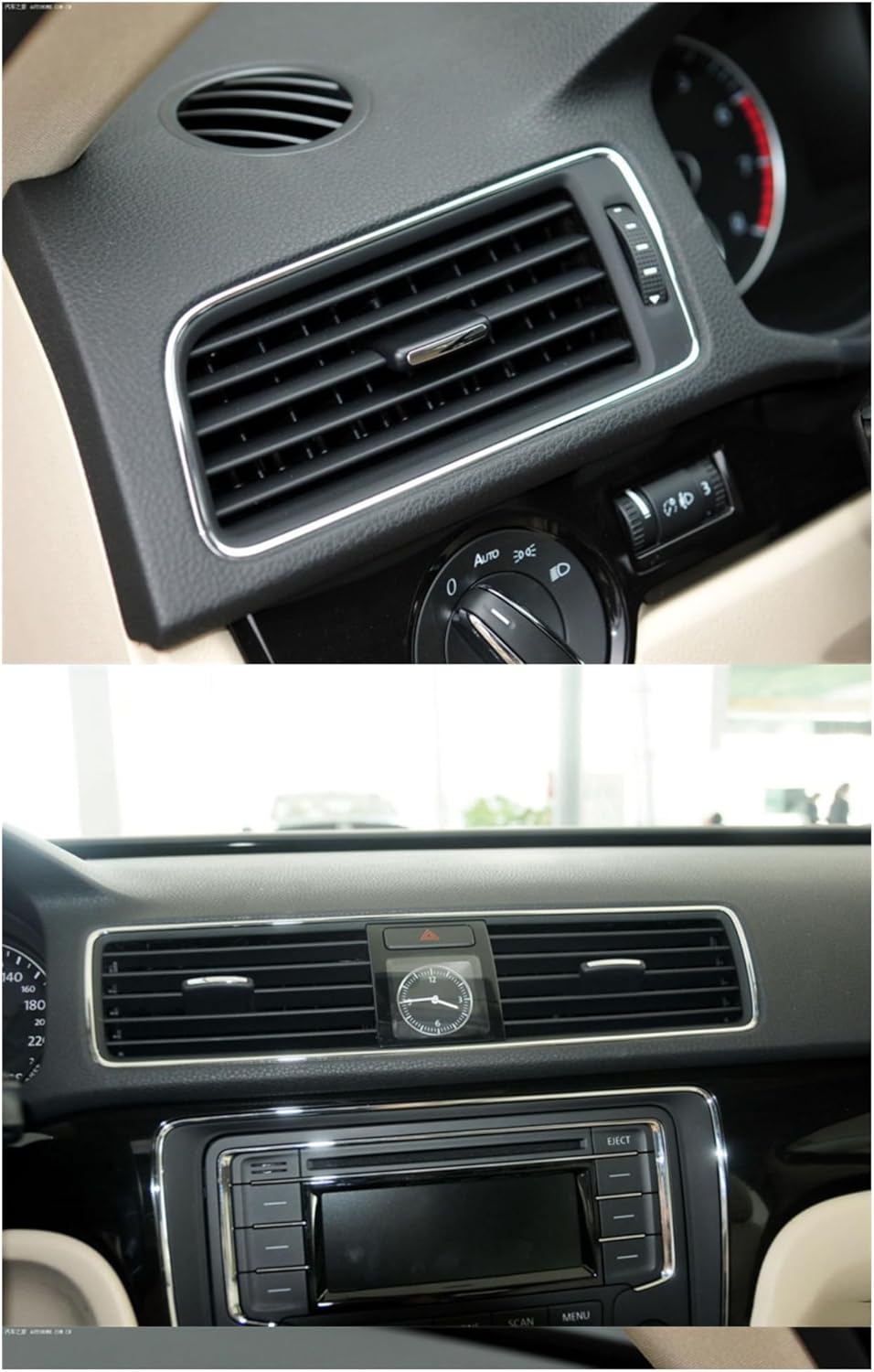 MUSM 1pc Fit for VW 2011-15 Air Conditioning Board Middle air Outlet(11-15 Right)