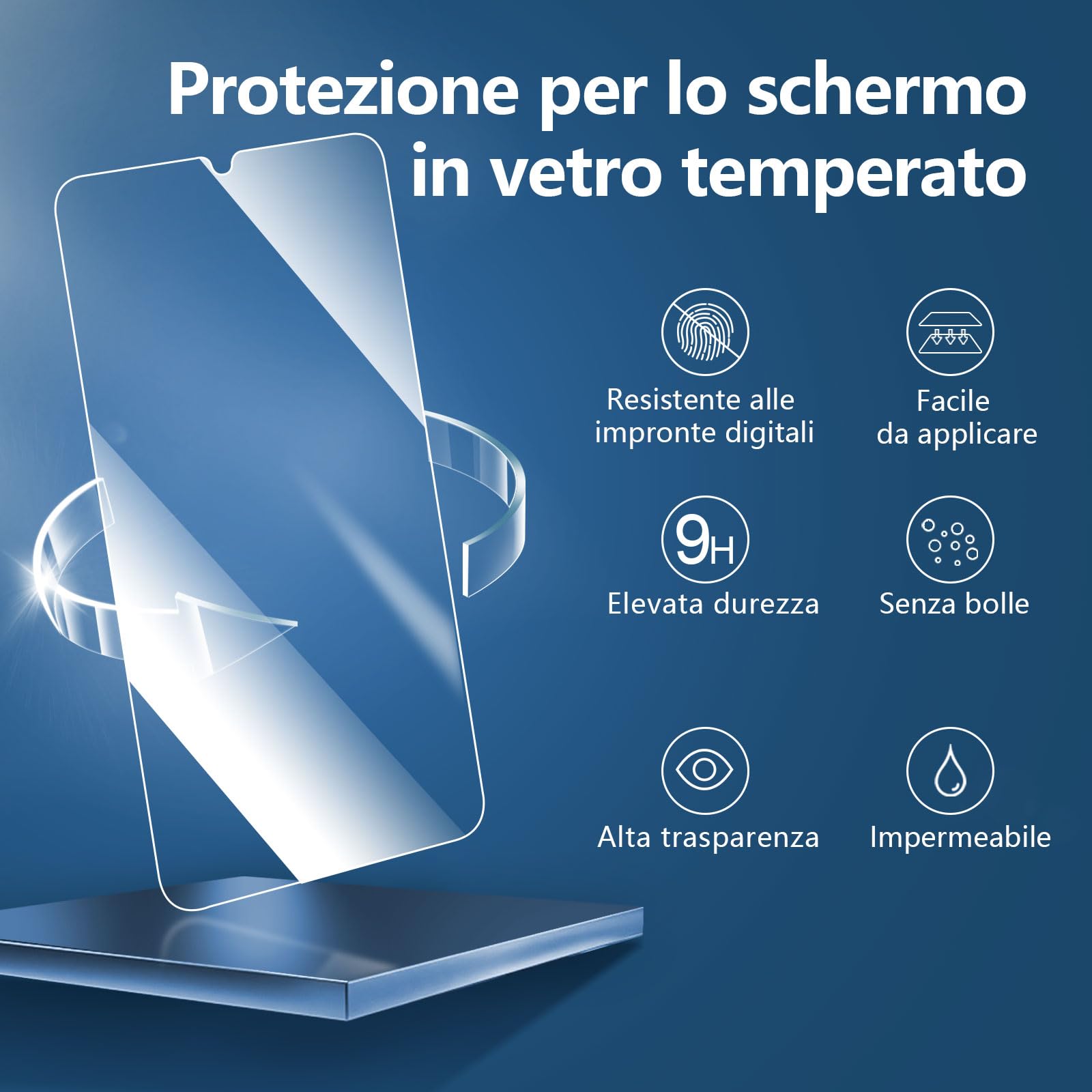 Vetro Temperato Per Xiaomi POCO C75 / Redmi A4: 3 Pezzi, 9H, Ultrasottile E Trasparente, Senza Bolle!