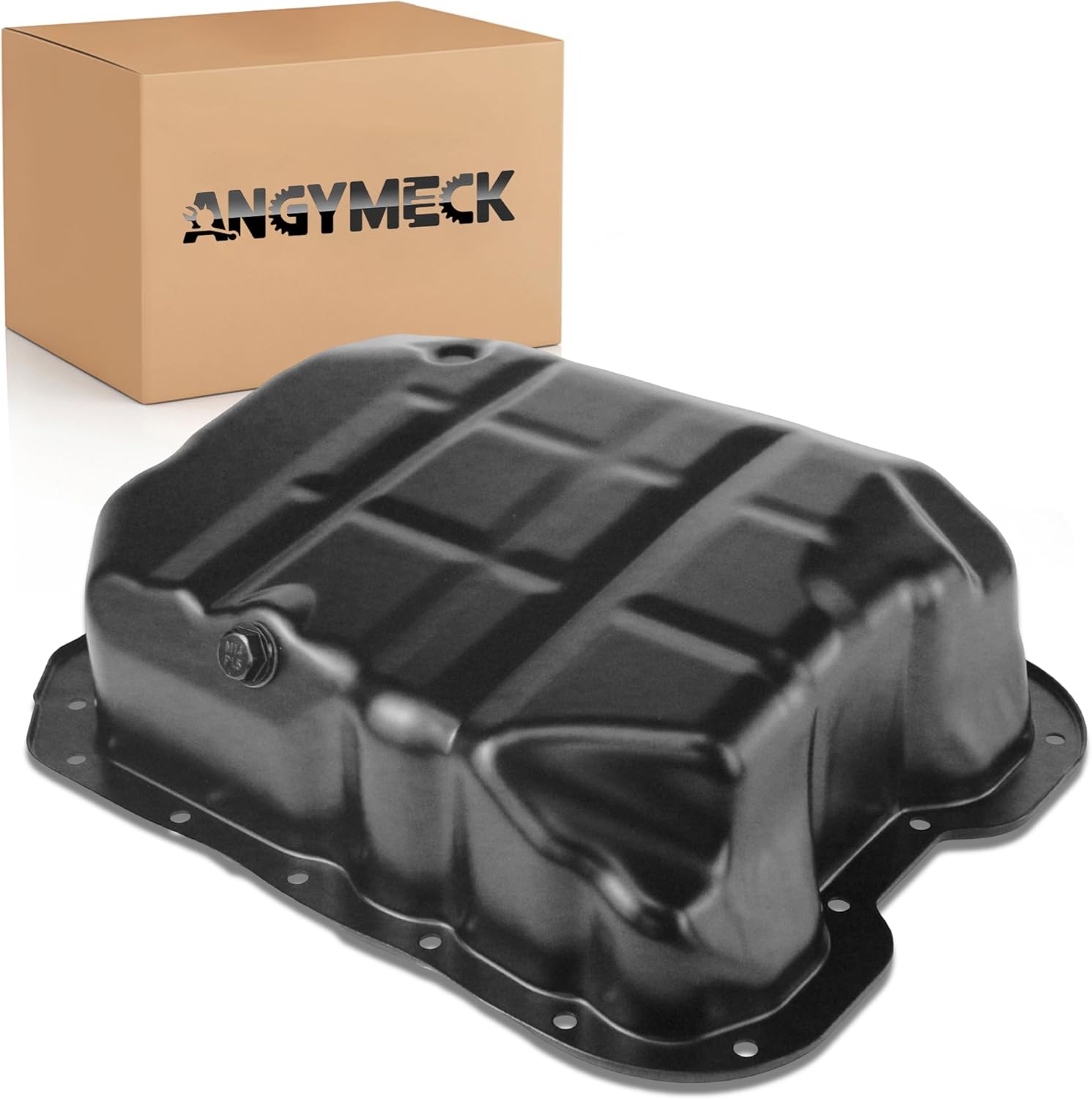 Engine Oil Pan Sump Compatible with Kia Optima Sorento Forte Koup Hyundai Tucson Sonata Santa Fe 2006-2020, Replace 264-359, 215102G500