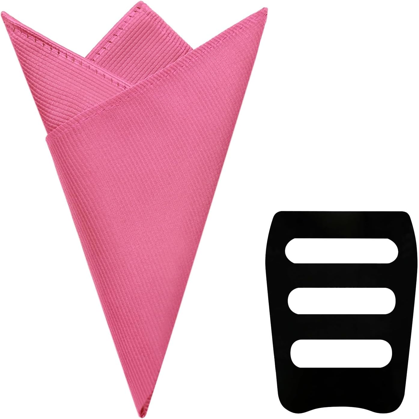 Mantieqingway Mens Handkerchiefs, Solid Colors Hankies with Pocket Squares Holder for Suit, Daily, Wedding, Party, Banquet