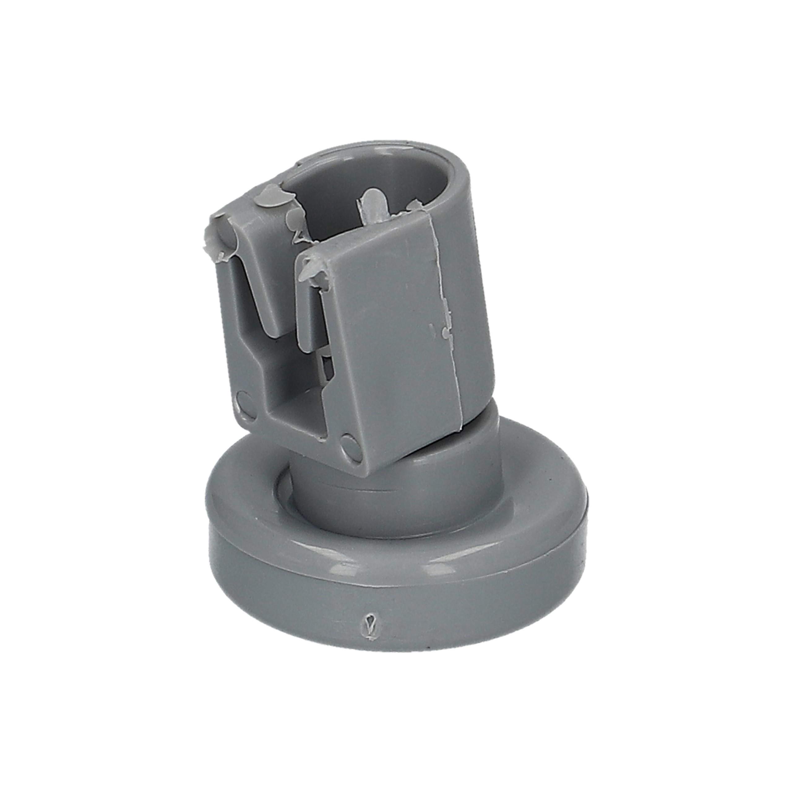 LUTH Premium Profi Parts Set Di 2 Rotelle Per Cestello Superiore Lavastoviglie, Compatibili Con Miele 7649011, Imperial, Quelle, Grigie, Ricambio Portaposate - 2