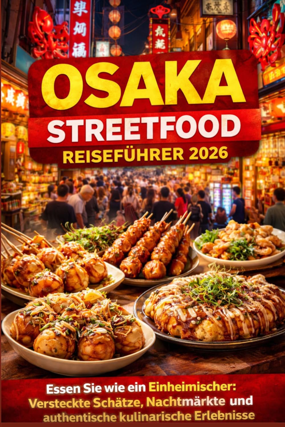 Osaka Street Food Reiseführer 2026: Essen wie die Einheimischen: Geheimtipps, legendäre Gerichte, Nachtmärkte & entspannte kulinarische Abenteuer in Japans Küche