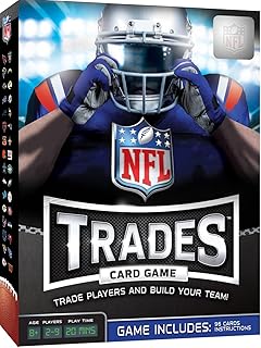 MasterPieces Family Game - NFL Trade$ Card Game - Officially Licensed Game for Kids & Adults