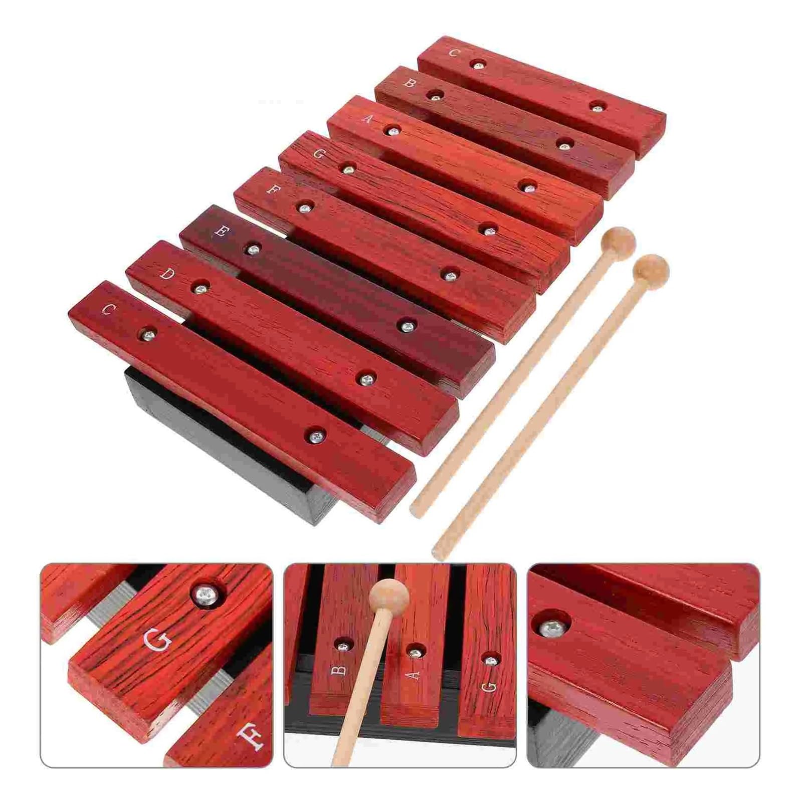Xilofono Strumenti musicali che bussano a mano for pianoforte a otto note