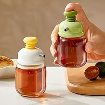 SKYTONE Oil Dispenser, Japanese Sushi Sauce Dispensing Olive Oil Container-100ml 3.38oz-Press to Dispenser Oil Pourer Vinegar, Oil, Soy Sauce, Olive Oil, Sauce (2)