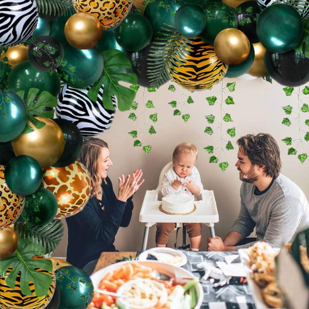 Buy Jungle Safari Tropical Theme Sage Green Balloons Baby Shower Party Supplies Decorations Decor Wild One 1st First Theme Birthday Baby Shower Decorations For Boys Girl Balloons For Birthday Party Online In
