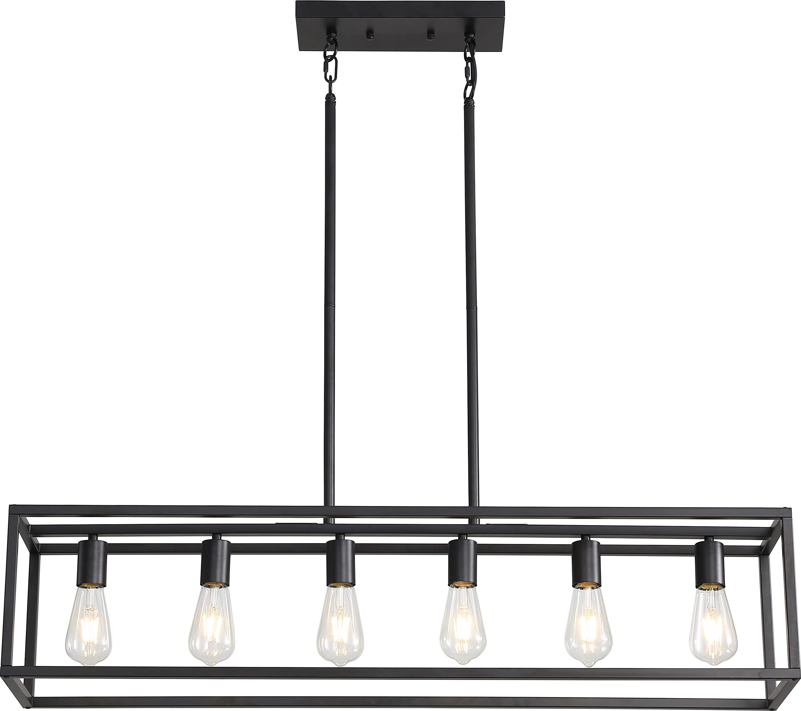 Buy Black Farmhouse Kitchen Island Lighting, Modern Industrial