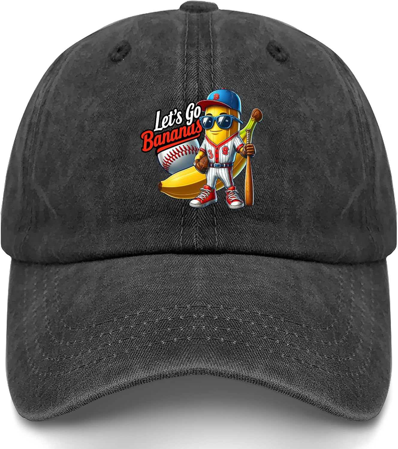 Let's Go Bananas Hat Men Funny Baseball Caps Funny Birthday Gifts for Men - Image 8
