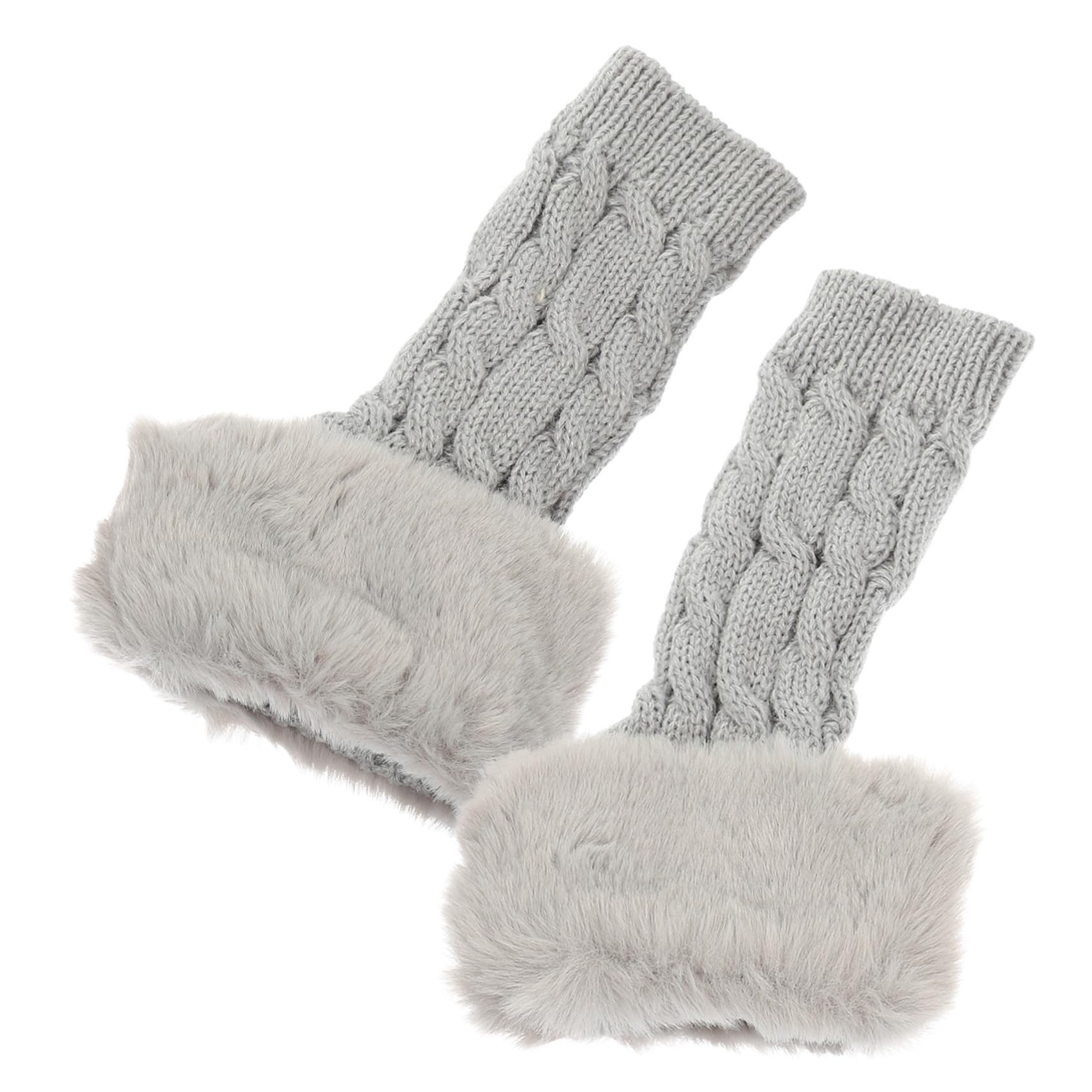 TOVINANNA 1Pair Winter Arm Warmers for Women Comfortable Fingerless Knitted Gloves Portable Arm Covers Washable Long Sleeve Design for Outdoor Activities and Cold Weather