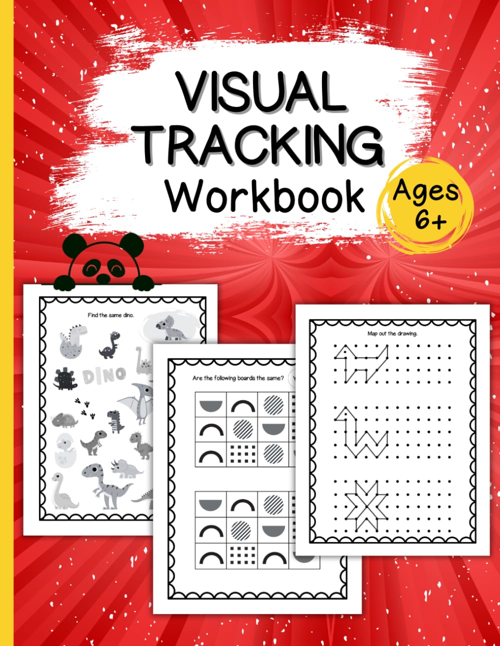Visual Tracking Workbook for Kids Ages 6+: 100 Exercises to Practice Visual Perception, Scanning and Discrimination
