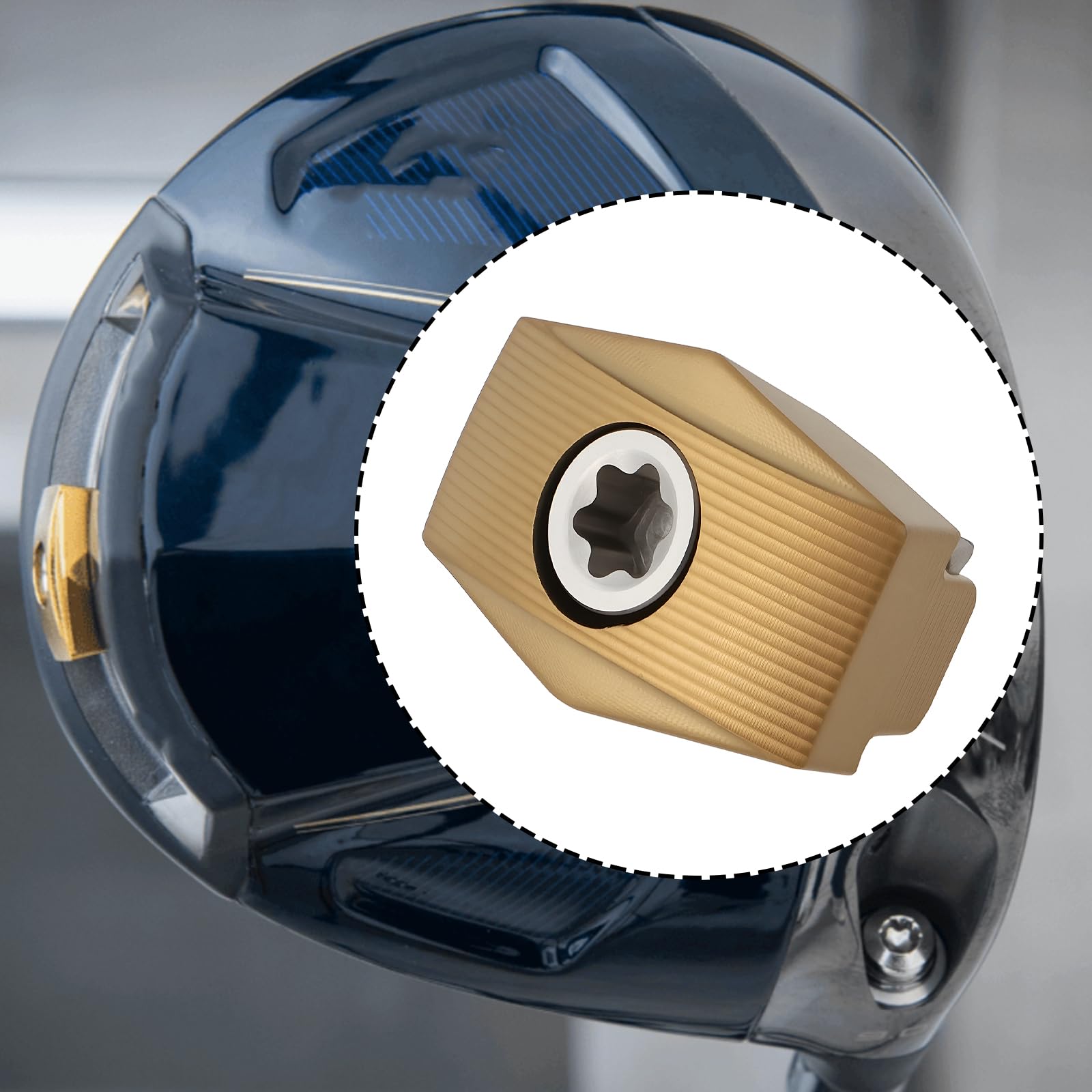 Create idea Poids de tête de club de golf compatible avec Callaway Paradym Driver, doré