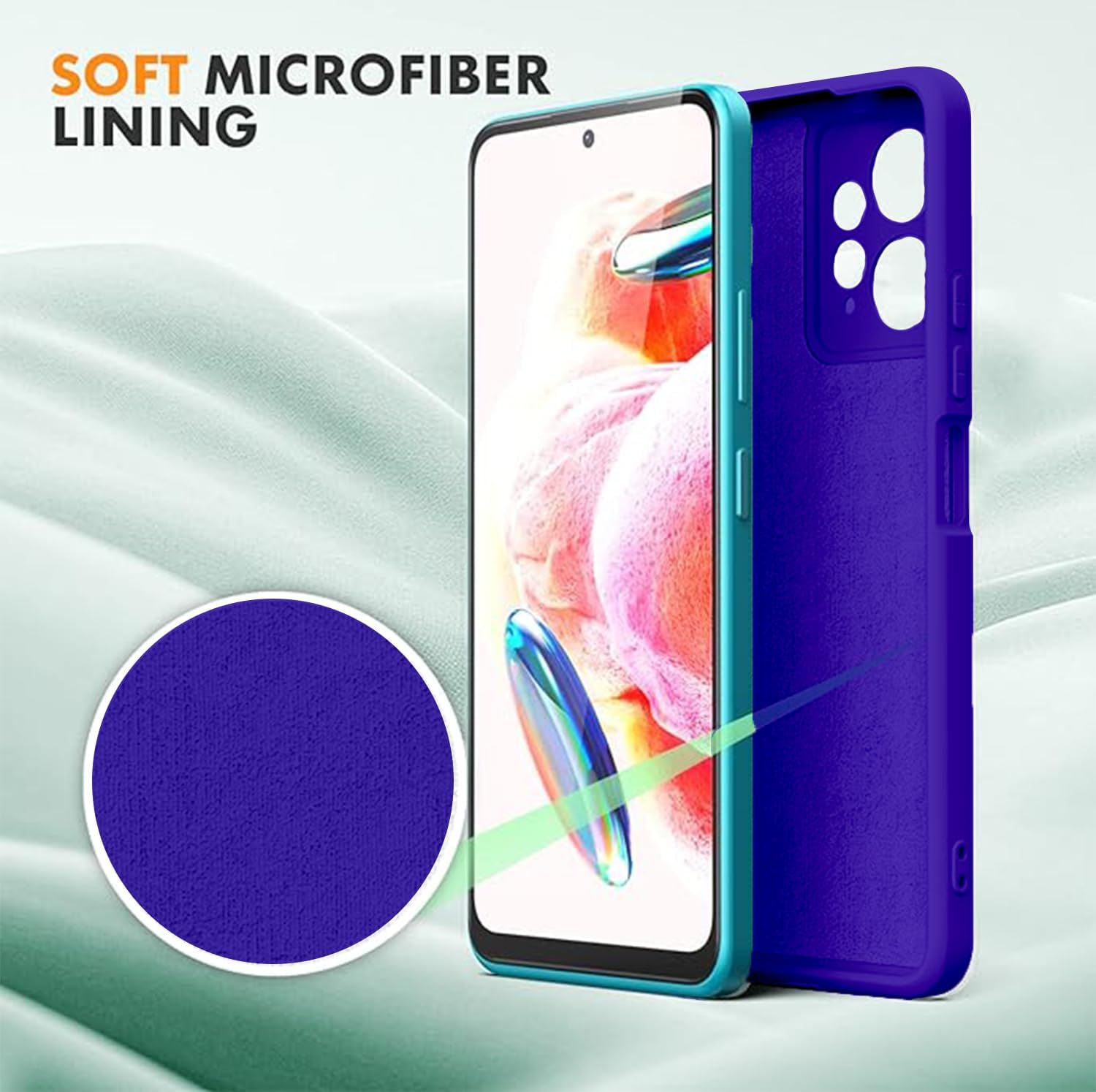 Soft Microfiber Lining inside the case