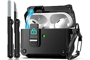 RFUNGUANGO AirPods Pro 2nd/1st Generation Lock Clip Case