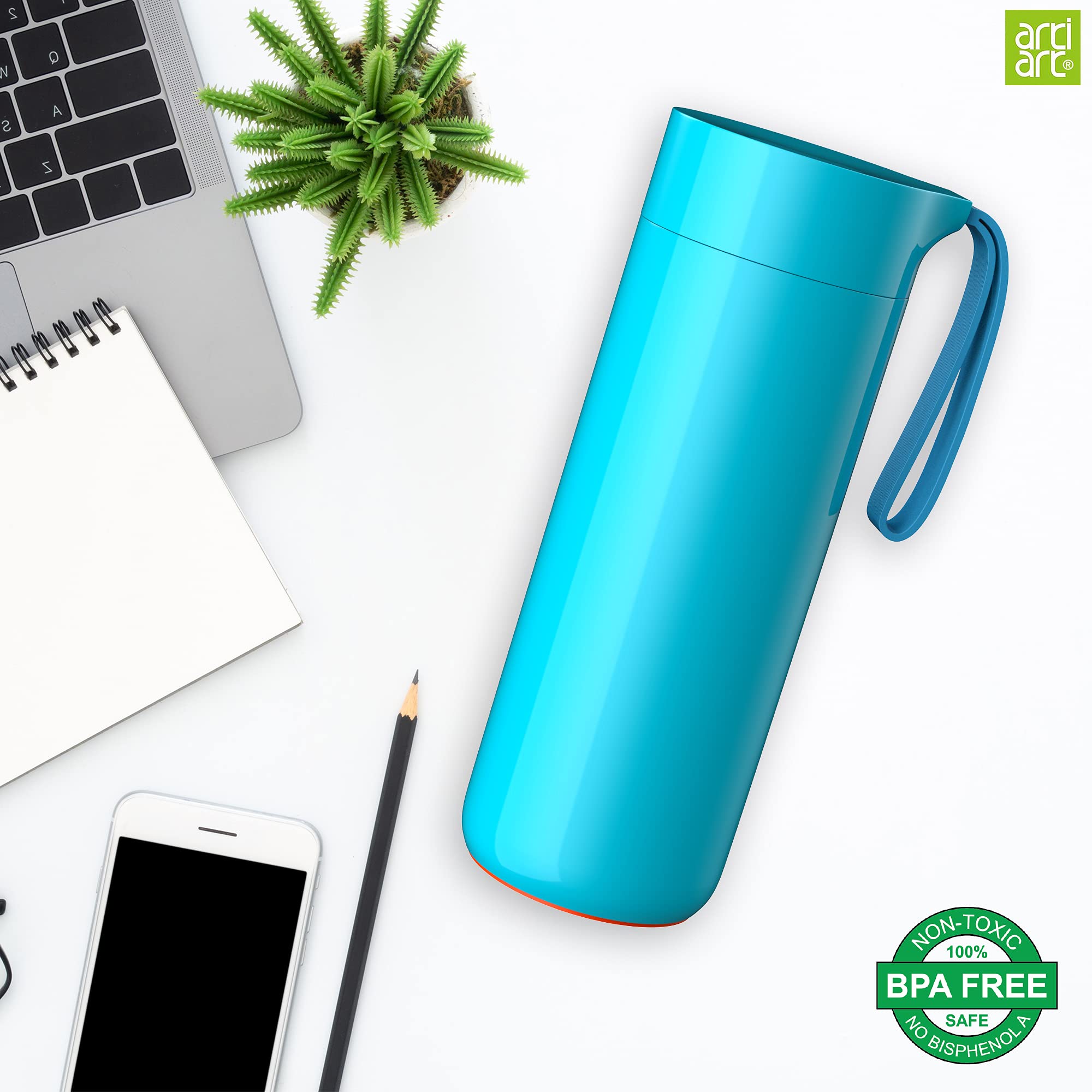 Artiart Taiwan Butterfly Stainless Steel Suction Bottle With Twist