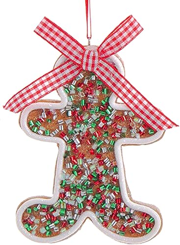 Miniatura 3 de Adornos festivos de galletas de jengibre y copo de nieve