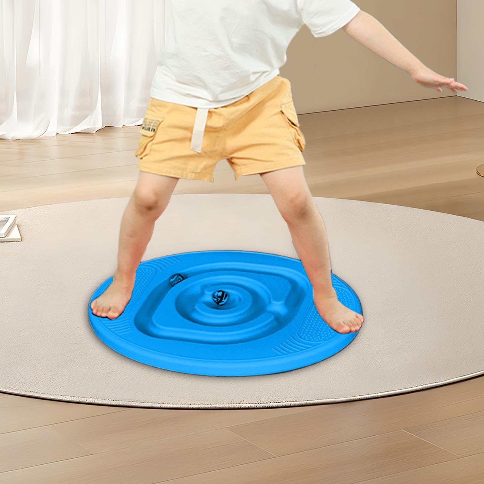 Tavola di equilibrio, tavola di equilibrio, attrezzatura per giocattoli di equilibrio sensoriale per bambini - Tavola d'equilibrio per bambini, tavola di equilibrio labirinto giocattoli sportivi per