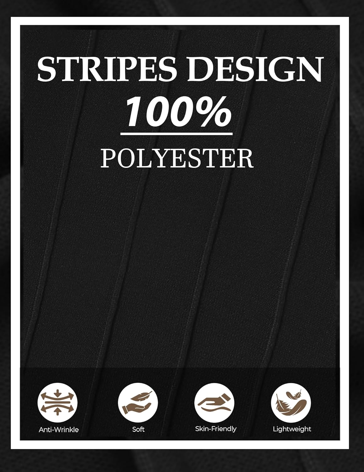 COOFANDY Mens Knit Long Sleeve Polo Sweater Business Casual Collared Golf Sweaters Ribbed Textured Activewear Polos - Image 5