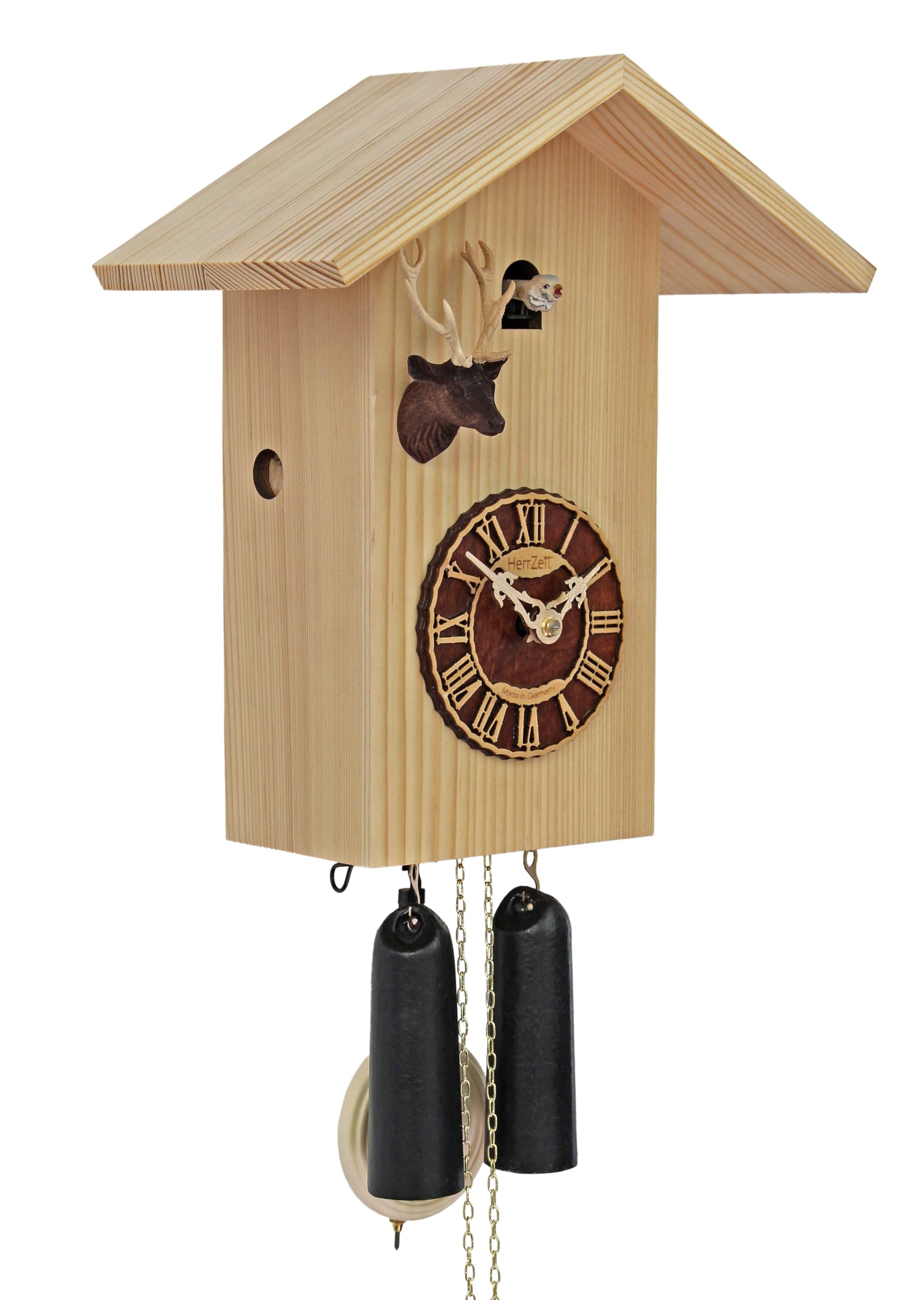 HerrZeit by Adolf Herr Cuckoo Clock - Art One - Natural Oiled