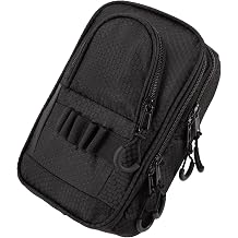 Golf Valuables Pouch for Men, Golf Balls Bag,Store 12-15 Balls,Using Waterproof Honeycomb Material, Holder for Golf Bag, Golf Storage Bags with Multiple Pockets, Golf Bags for Men & Women