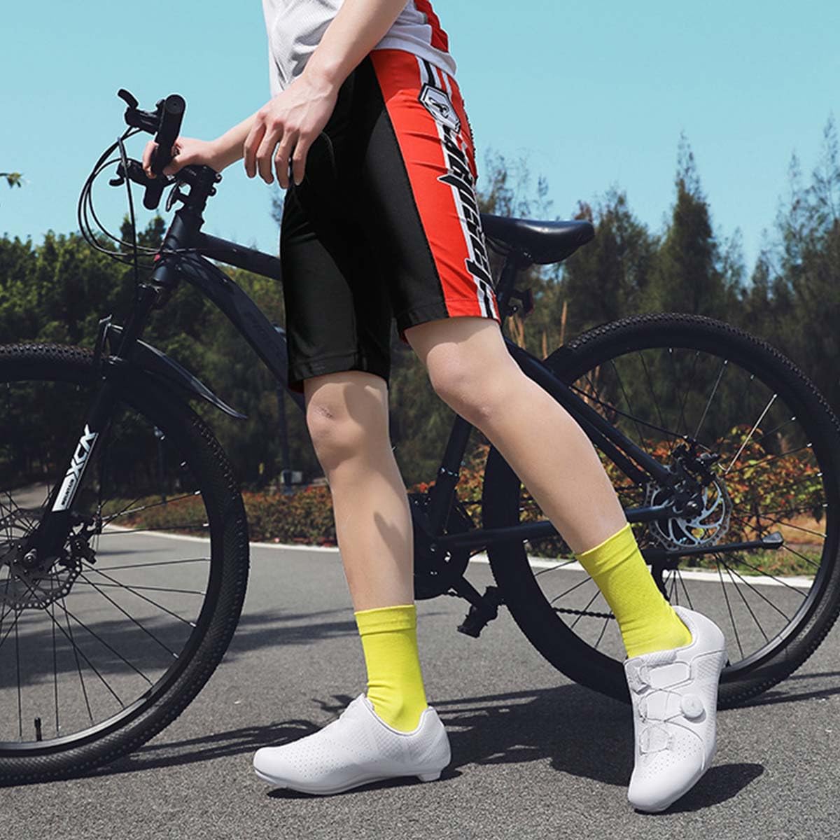 Fahrradschuhe Herren Damen, Rennradschuhe Kompatibel mit Peloton SPD, SPD-SL, Look Delta/Keo Klicksystem Radsportschuhe für Spinning, Rennrad