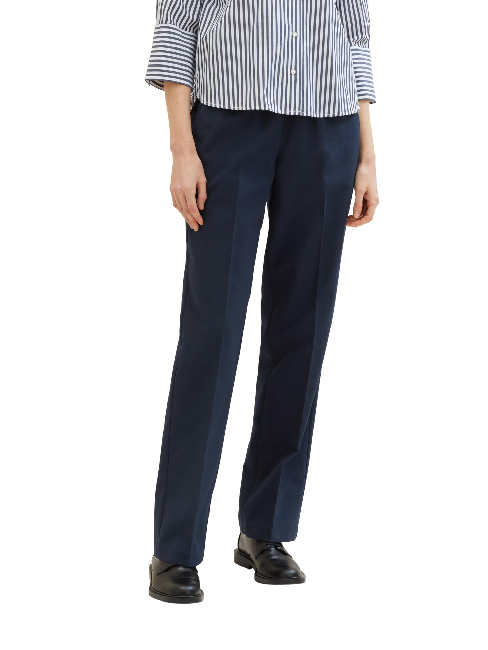 TOM TAILOR Damen Loose Fit Straight Hose