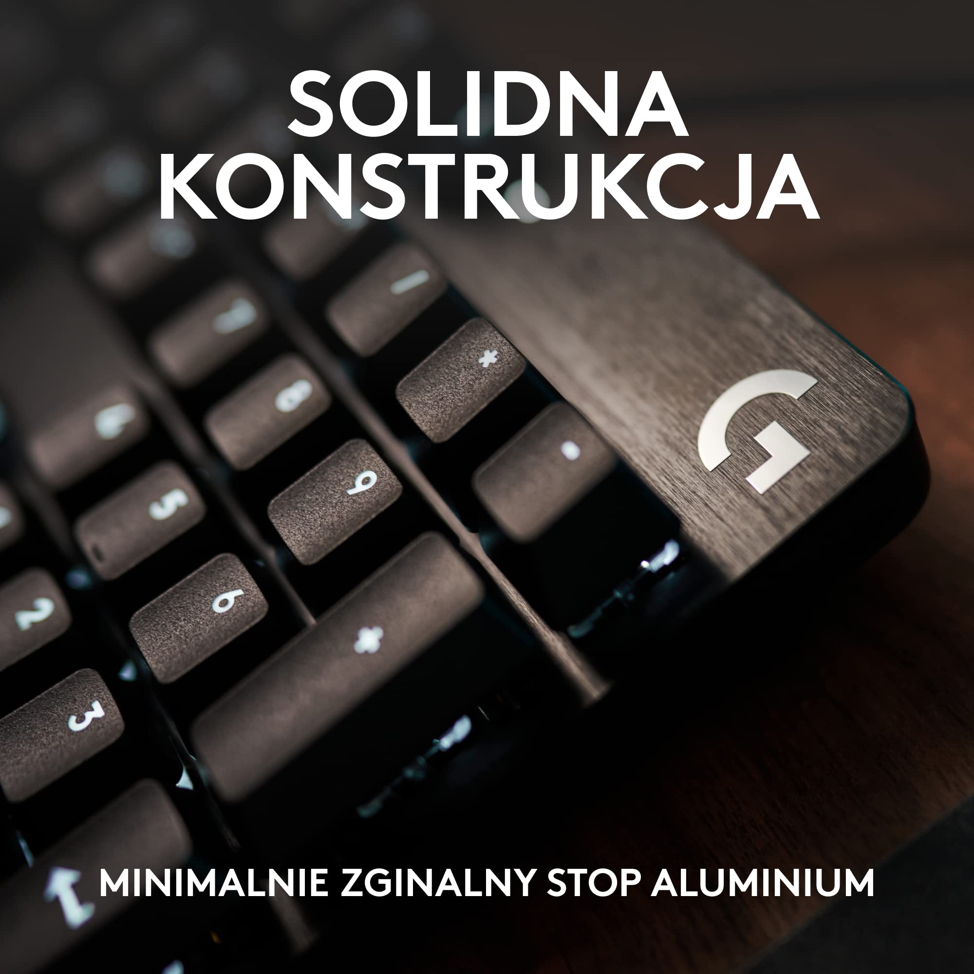 Logitech G G413 SE pełnowymiarowa, podświetlana klawiatura mechaniczna dla graczy z dotykowymi przełącznikami mechanicznymi, Anti-Ghosting, Windows/macOS, QWERTY układ US international - Czarny