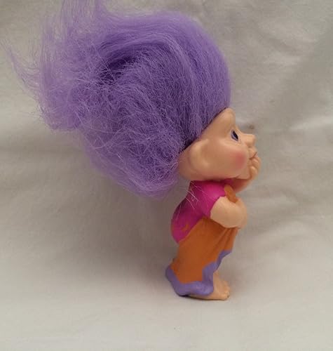 Miniatura 6 de Magic Troll Babie, púrpura sujetar el pelo a la izquierda en la boca