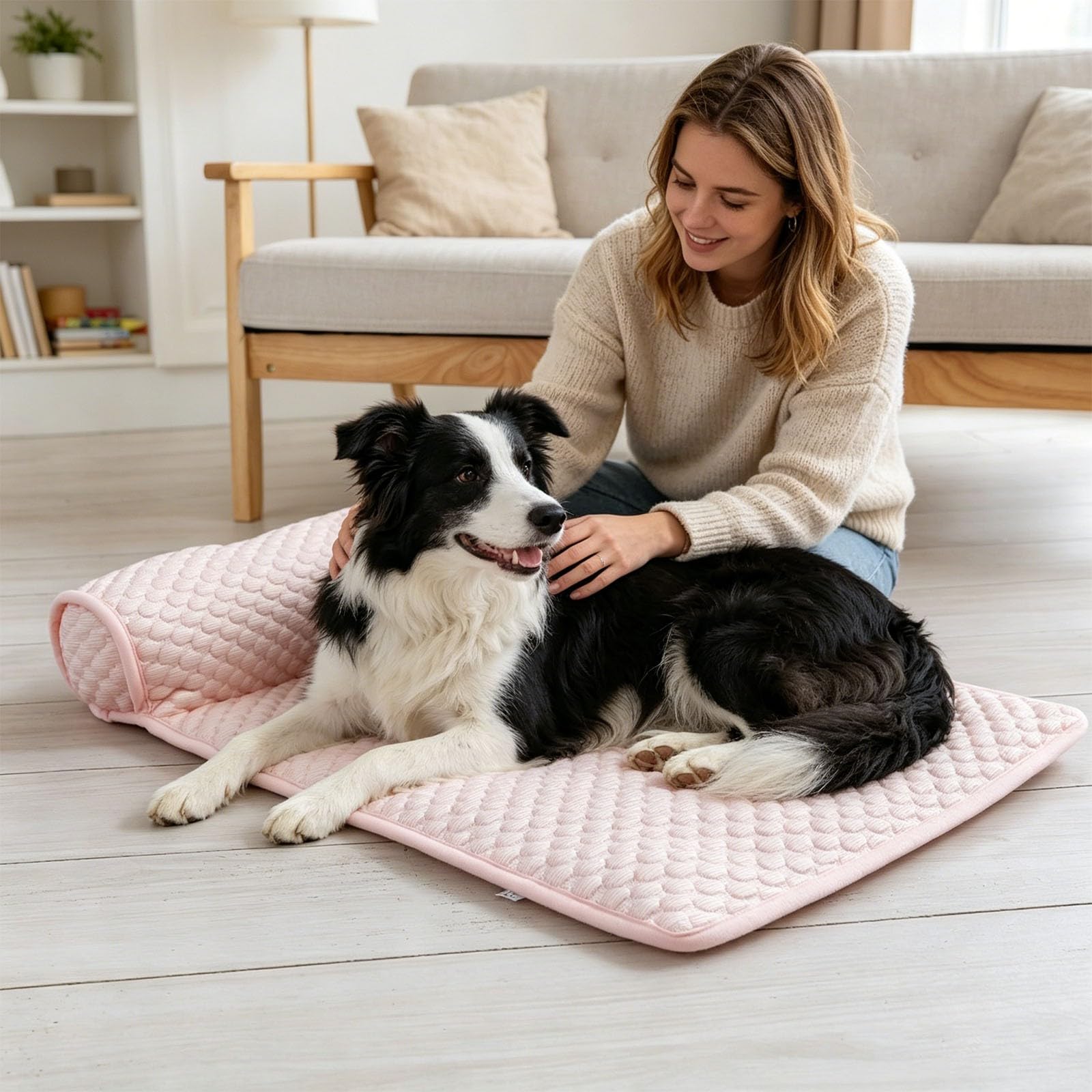 Generisch Cojín de refrigeración de verano para perros, alfombrilla de refrigeración para perros para gatos, cama lavable para perros, manta refrescante, esterilla de refrigeración plegable para
